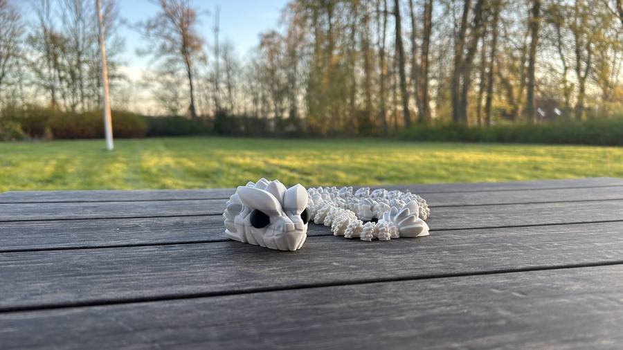 Articulated Snake (sort + hvid)